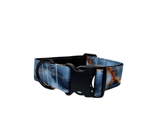 BLUE GRAY MARMOR COLLAR